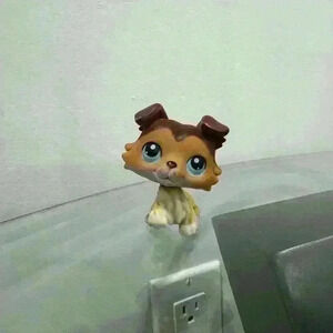 Littlest Pet Shop #53 Collie  Dog 100% authentic rare lps pet